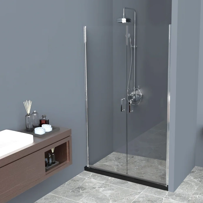 Душевая дверь BelBagno Uno 120 стекло прозрачное  UNO-B-2-120-C-Cr - 0