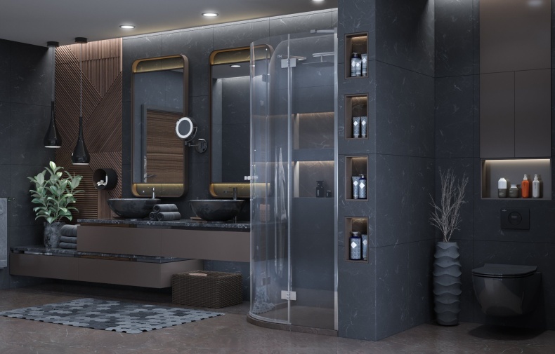 Душевой уголок Ambassador Diamond 12011102 100х100 см - 3