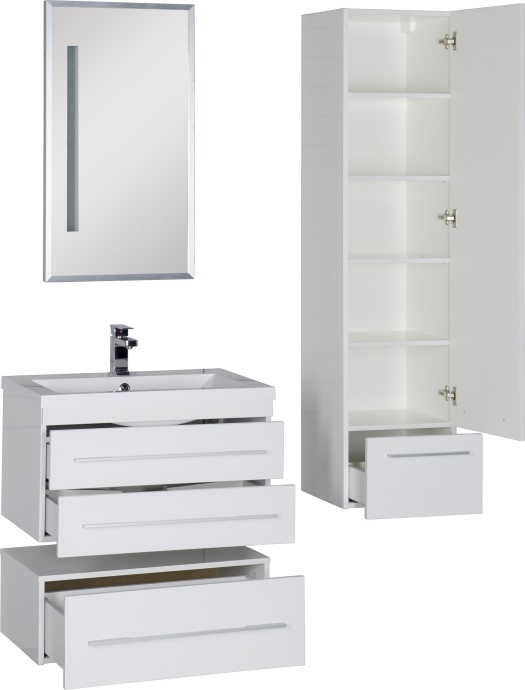 Тумба с раковиной Aquanet Нота 75 белая 171487 - 29