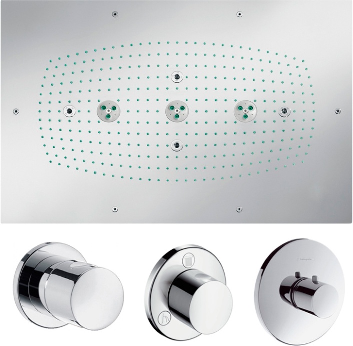 Душевой комплект Hansgrohe Raindance Rainmaker 28417000 без подсветки - 0