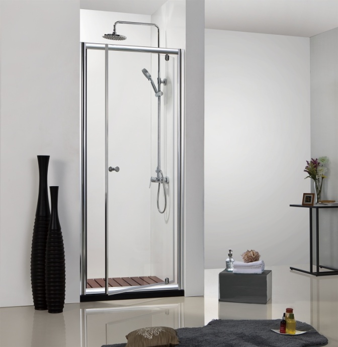 Душевая дверь в нишу Bravat Drop 100x200 распашная BD100.4110A - 1