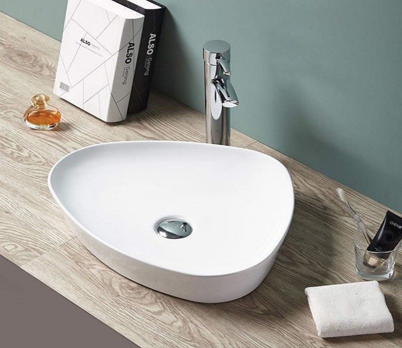 Раковина накладная Ceramalux N 50 белый  9386 - 5