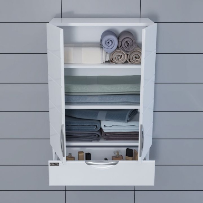 Шкаф СанТа Родос 60x90 с 1 ящиком 406003 - 1