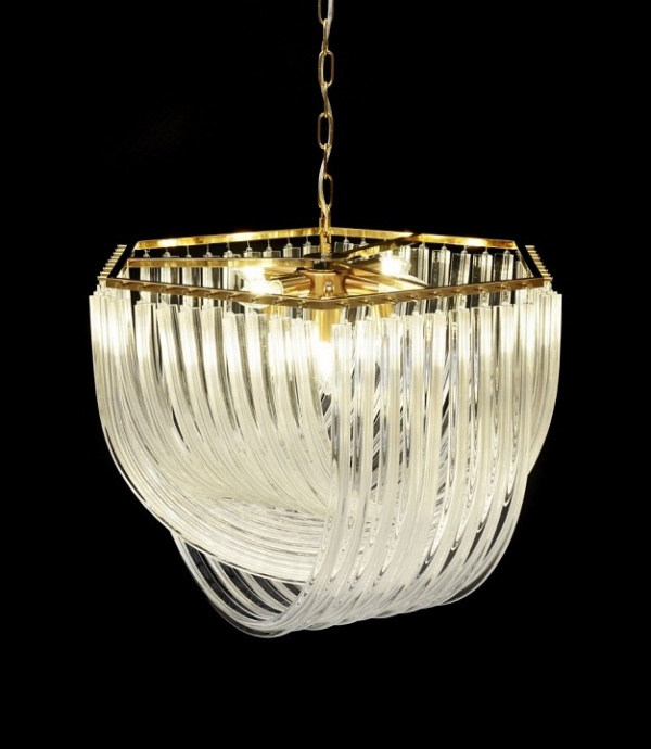 Подвесная люстра LUMINA DECO Weddini LDP 6001-600 GD+CL - 2