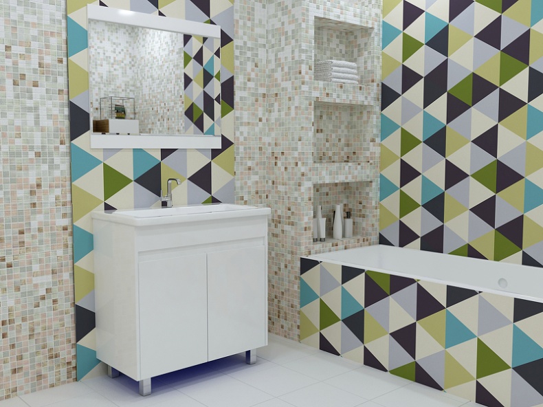 Зеркало Stella Polar Фаворита 60 белый SP-00000165 - 3