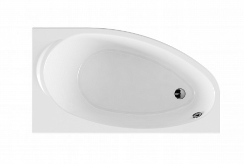 248574000 ванна акриловая CORFU ассиметричная правая 160х90 (белый) - 0