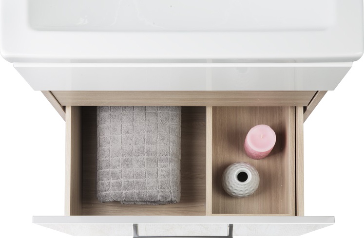 Тумба для комплекта IDDIS Mirro 50 подвесная, белая, дерево MIR50W0i95 - 9