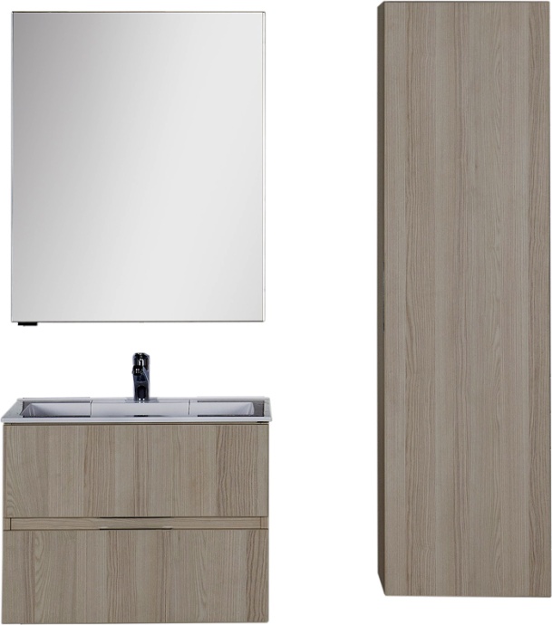 Зеркало-шкаф Aquanet Алвита 70 ясень коимбро 183246 - 2