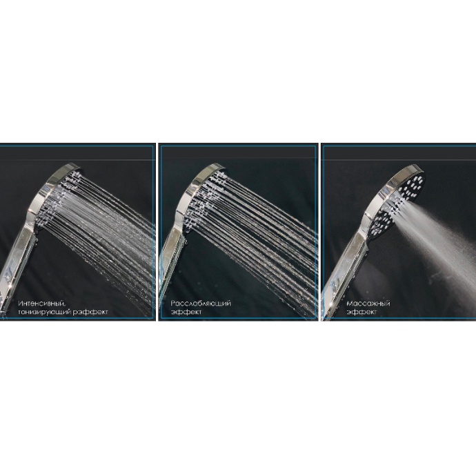 Душевая кабина Royal Bath BK 120x80 R профиль хром стекло матовое RB8120BK5-WC-R - 3