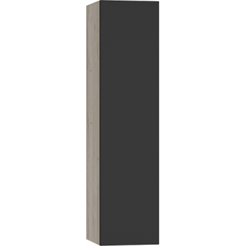 Шкаф-пенал Misty Поло 20 черный матовый О-Пол08020-014По - 0