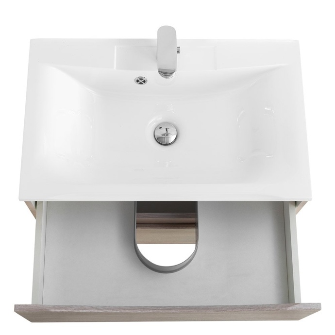 Тумба с раковиной Belbagno Marino 65 светлое дерево - 2