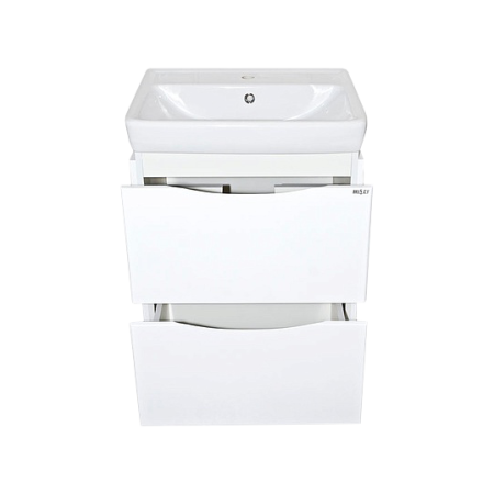 Тумба с раковиной Misty Венера 55 белая глянцевая УТ000008717 - 1