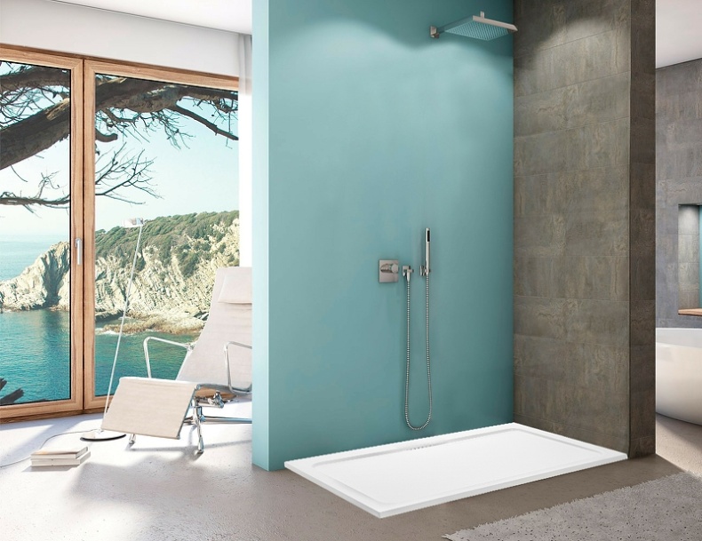 Душевой поддон с сифоном WeltWasser WW TRS 90х70 белый  10000008794 - 5