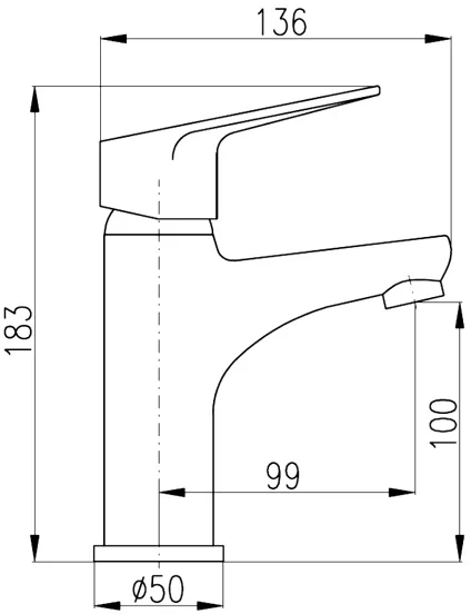 Смеситель для раковины Rav Slezak Victoria хром VI226.5 - 1
