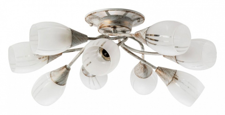 Потолочная люстра Arte Lamp Penny A2701PL-9WG - 0