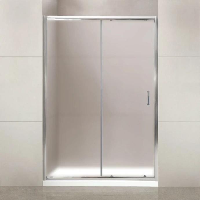 Душевая дверь BelBagno Uno 120 стекло текстурное  UNO-195-BF-1-120-P-Cr - 0