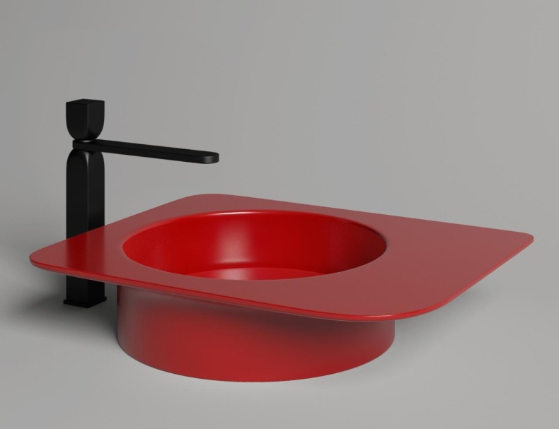 Раковина Salini Ninfea 110521M S-Stone, матовый - 0