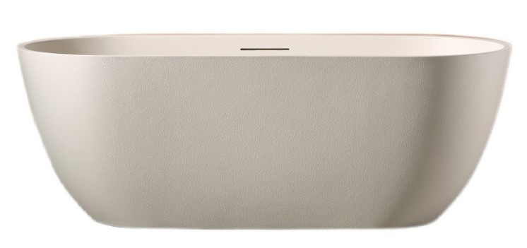 Ванна из искусственного камня Abber Frankfurt 170х75 светло - бежевый матовый AM9941MBE - 0