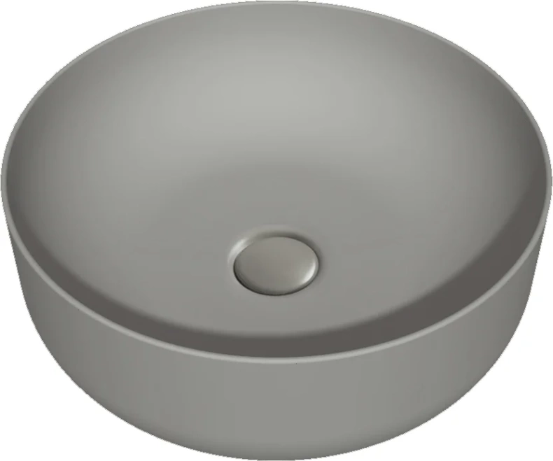 Раковина накладная Kerasan Nolita 40 серый матовый  534489 - 0
