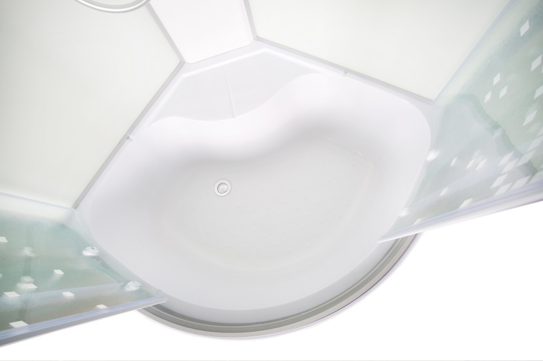 Душевая кабина DETO L990GM с высоким поддоном, с сиденьем - 11