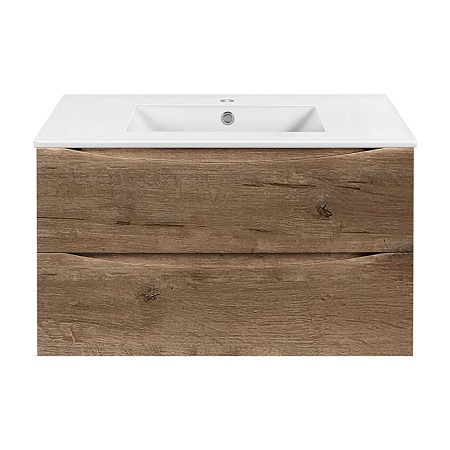 Тумба под раковину Vincea Mia 90 светлое дерево VMC-2MC900VO - 0