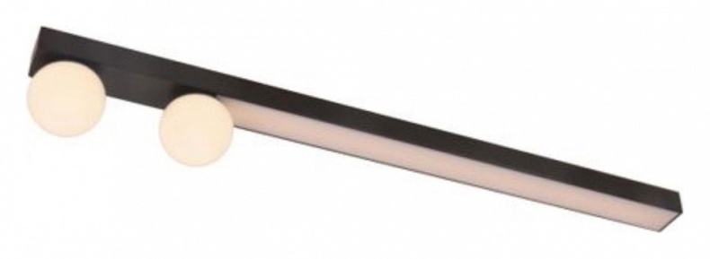 Накладной светильник Arte Lamp Nihal A2611PL-3BK - 0