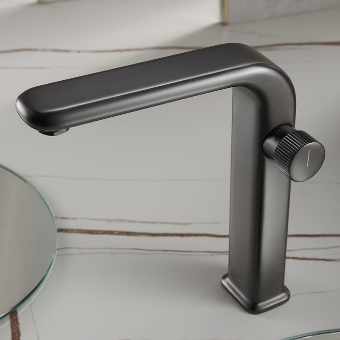 Смеситель для раковины Black&White Universell черный матовый 7640GM - 2