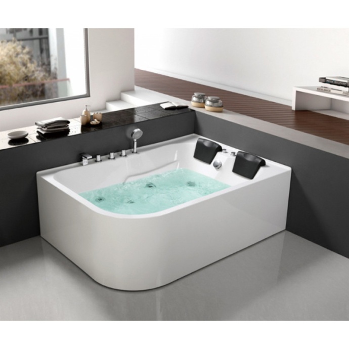 Акриловая ванна Frank 170х120 левая с гидромассажем F152 L - 1