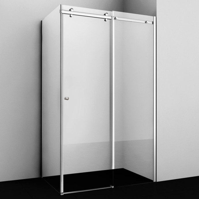 Душевой уголок Wasserkraft Vils 120x100 профиль хром стекло прозрачное 56R10 - 0