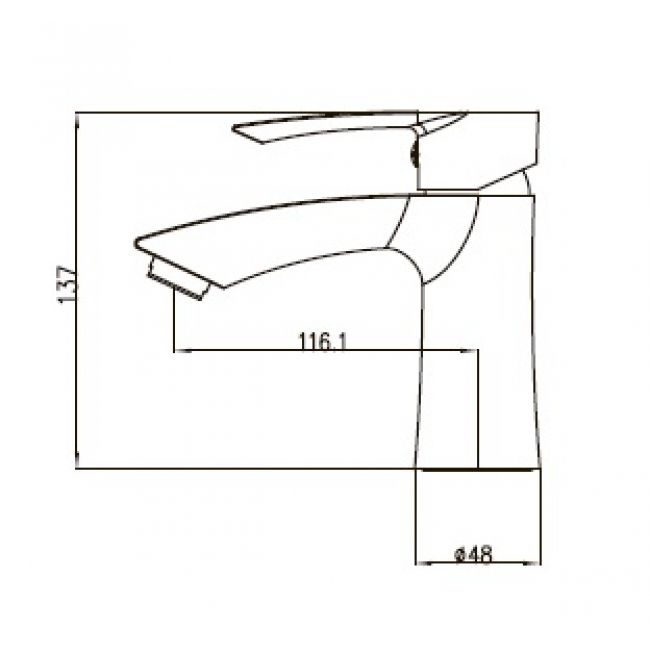 Смеситель Kaiser Aurora 67011 для раковины - 1