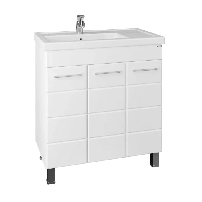 Тумба для комплекта СанТа Омега 80 напольная, белый 207051 - 0