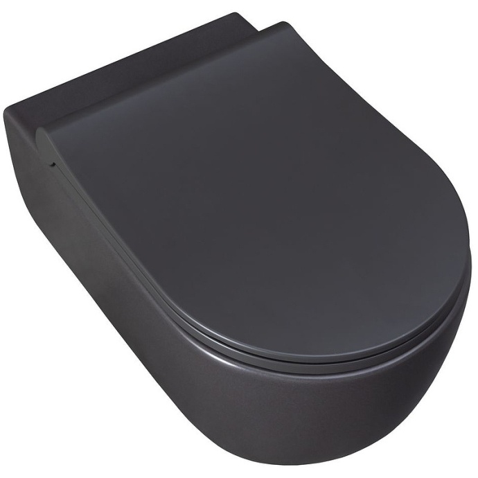 Чаша для подвесного унитаза Allen Brau Priority без сиденья антрацит  4.31001.AN - 6