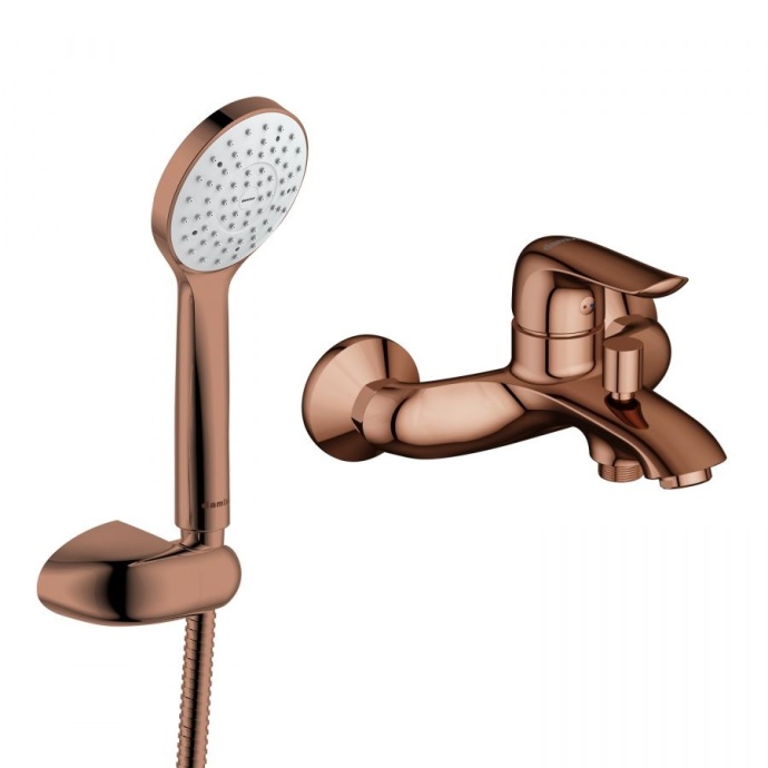 Eclipse Gold душевой набор: 100 мм, 1ф, наст. держатель, шланг 1,5м 914540000 - 2