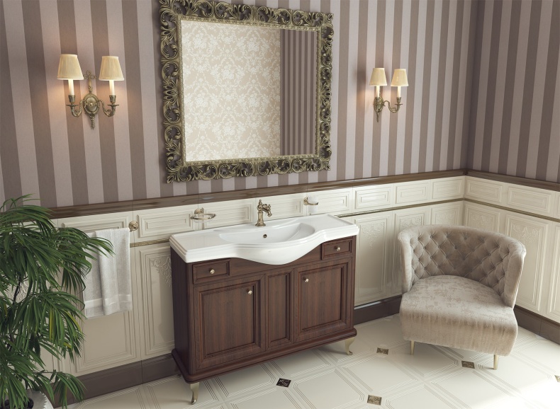 Мебельная раковина Бриклаер Kirovit Классик 120 4640021060957 - 1