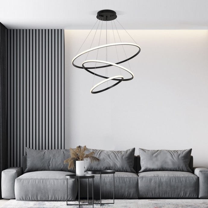 Подвесной светильник Eurosvet Collars 90264/3 черный - 3