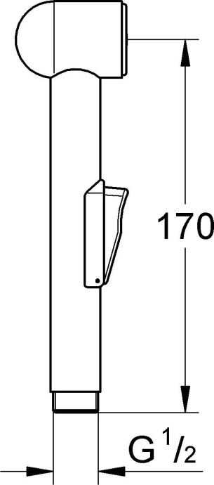 Гигиенический душ Grohe BauClassic со смесителем 124434 - 6