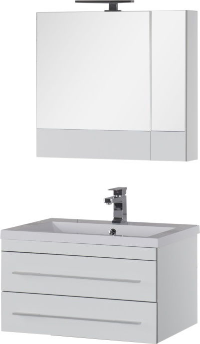 Мебель для ванной Aquanet Верона 75 подвесная белая 176669 - 20