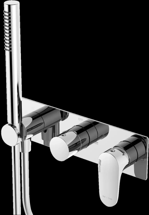 Смеситель для душа Wasserkraft Dinkel хром 5877 - 0
