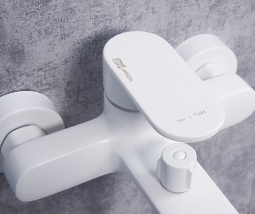 Смеситель Wasserkraft Mindel 8501 для ванны с душем, белый матовый - 3