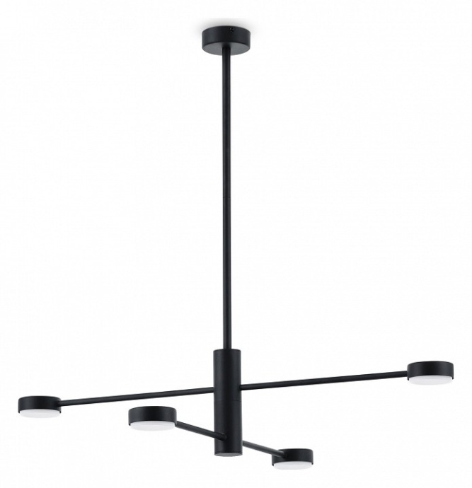 Люстра на штанге Freya Tactic FR5363CL-04B - 0