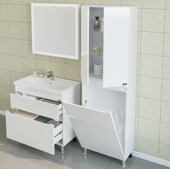 Комплект мебели Санта Лондон 80 белый - 1