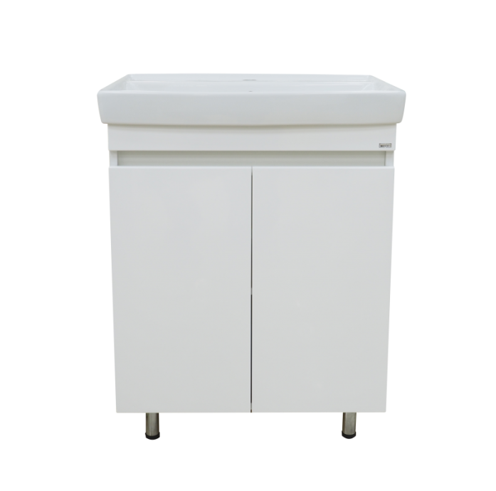 Тумба под раковину Misty Енисей 60 белая глянцевая Э-Ени01060-012 - 0