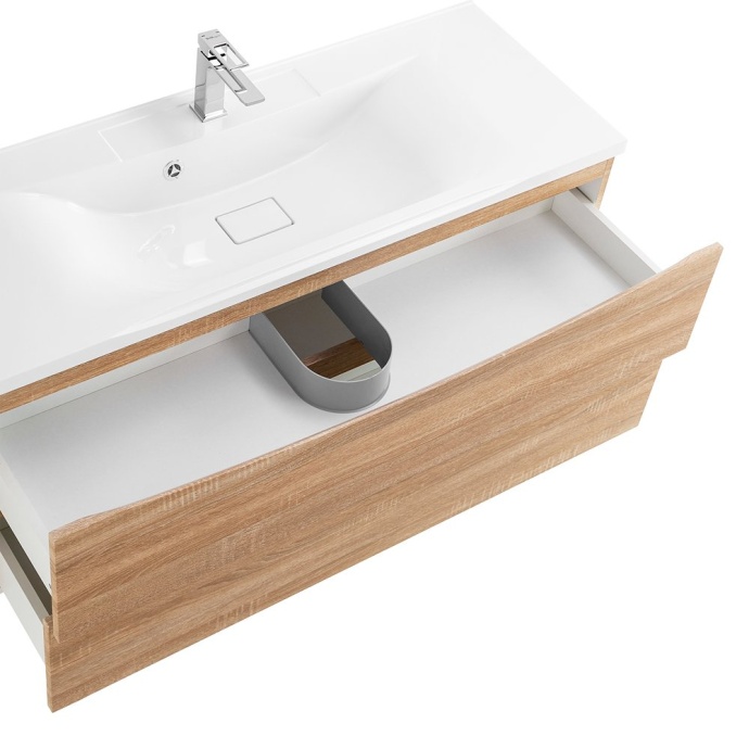 Тумба с раковиной Belbagno Marino 120 светлое дерево - 3