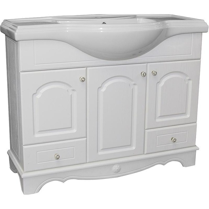 Тумба под раковину Mixline Прованс 80 539599 Белый ясень - 0