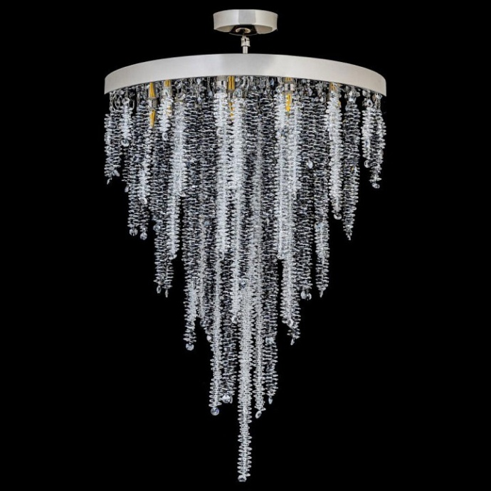 Люстра на штанге Arti Lampadari Flusso Nickel Flusso H 1.4.55.106 N - 1