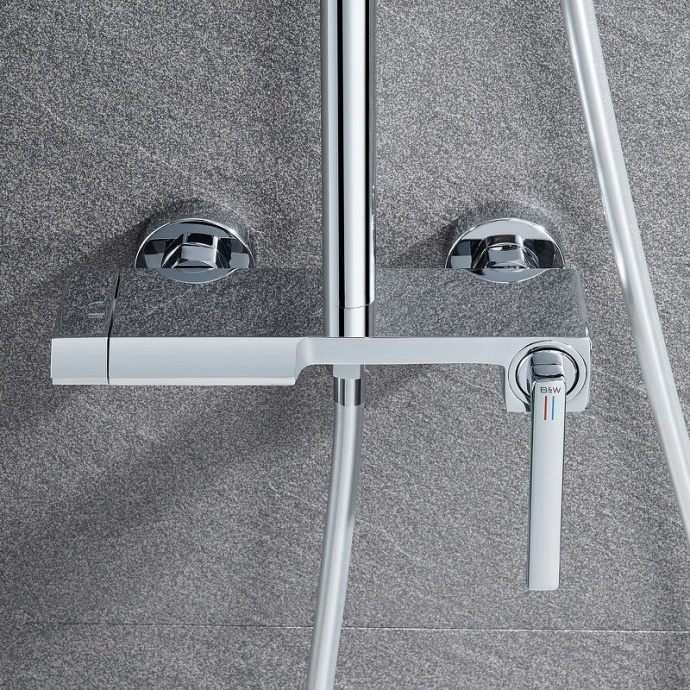 Душевая стойка Black&White Universell хром 5015CUK - 1