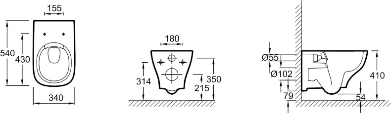 Комплект Jacob Delafon Struktura E29025-NF-M19 кнопка хром - 5