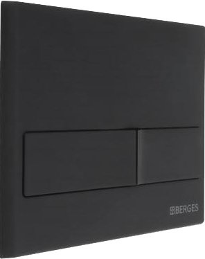 Кнопка смыва Berges Wasserhaus Novum L5 чёрный, матовый 040015 - 2