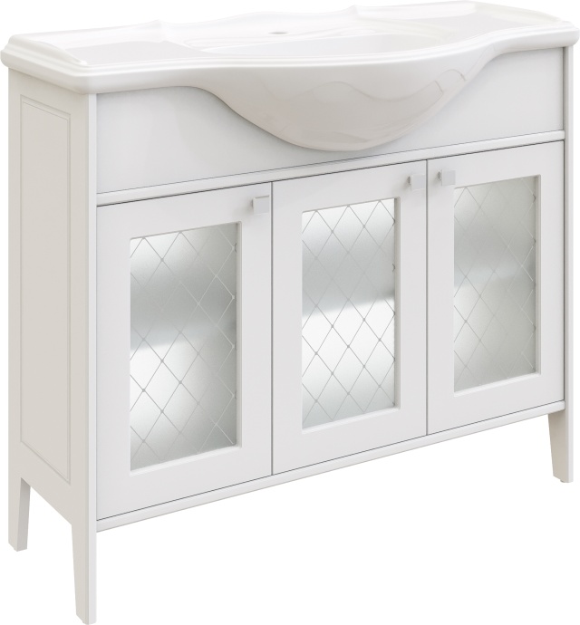 Мебель для ванной STWORKI Хельсингборг 105 белая 482008 - 7