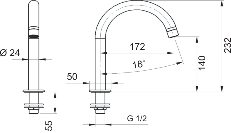 Смеситель для раковины Remer Infinity I57 - 1